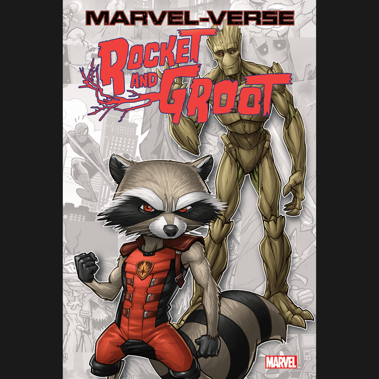 Marvel-Verse Rocket and Groot