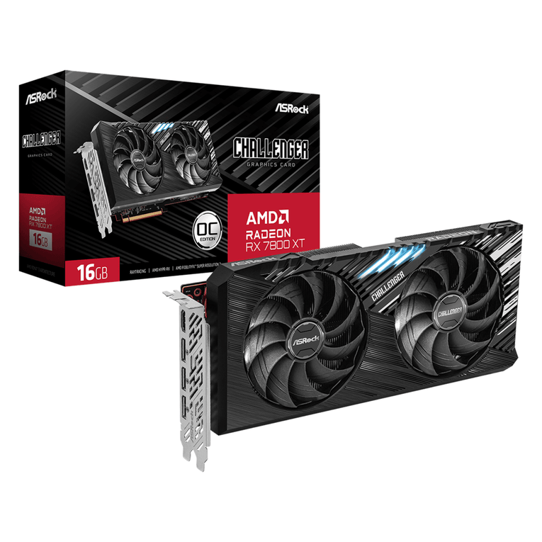 ASRock AMD Radeon™ RX 7800 XT Challenger 16GB OC