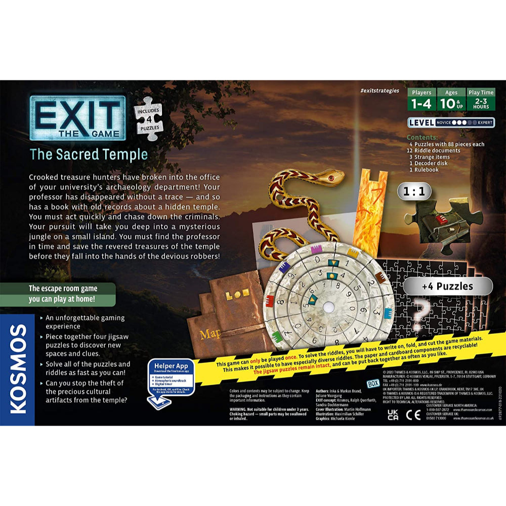 EXIT - The Sacred Temple PUZZLE