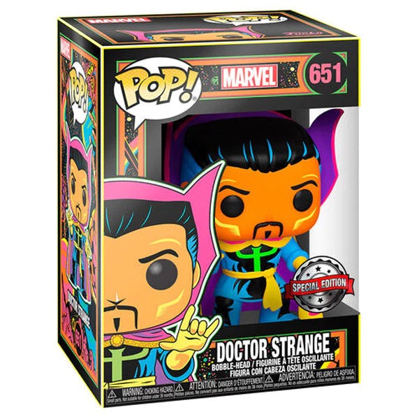 Funko Pop! Marvel: Black Light - Doctor Strange Special Edition