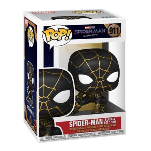 Funko Pop! Marvel Studios: Spider-Man No Way Home – Spider-Man Black And Gold Suit