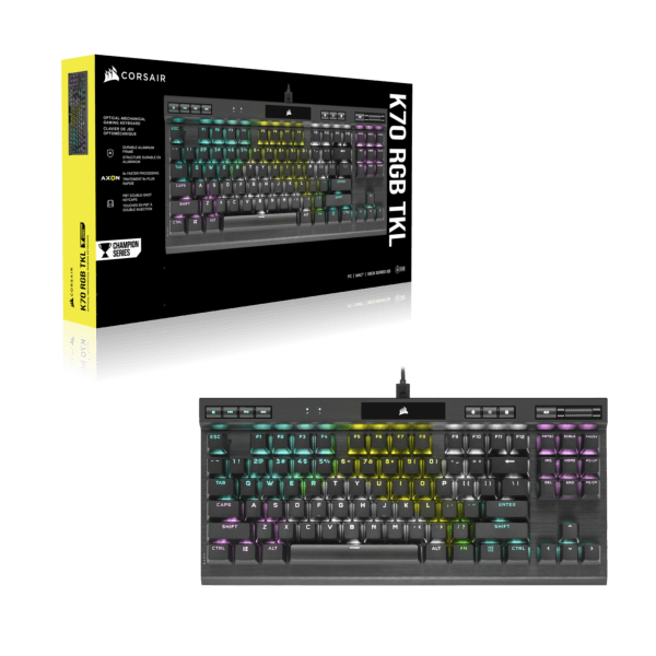 CORSAIR K70 RGB TKL Optical-Mechanical Gaming Keyboard