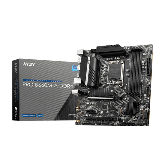 MSI PRO B660M-A DDR4 Intel LGA1700 mATX Motherboard