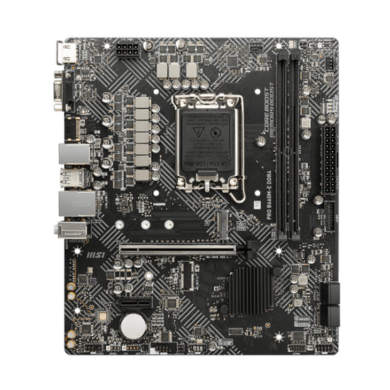 MSI PRO B660M-E DDR4 Intel LGA1700 mATX Motherboard