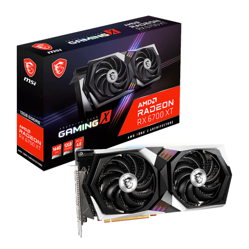 MSI Radeon RX6700 XT Gaming X 12G GDDR6 192-BIT Graphics Card