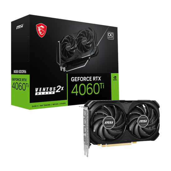 MSI GF RTX 4060TI VENTUS 2X 8G OC BLACK