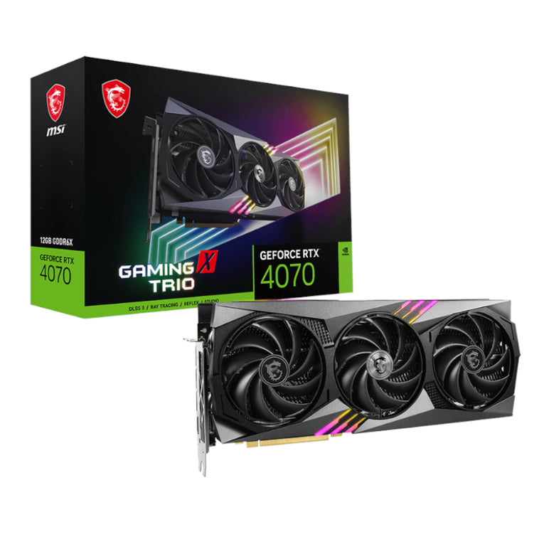 MSI Nvidia GeForce RTX 4070 Gaming X Trio 12GB