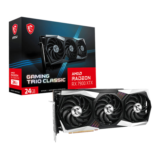 MSI Radeon RX 7900 XTX Gaming Trio Classic 24G GDDR6 384-BIT Graphics Card